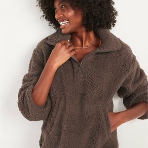 Old Navy Jackets & Coats Nwt Old Navy Sherpa Half Zip Poshmark